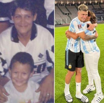 Silvina Cabrera has been supporting her son Lisandro Martinez from the day he was born.